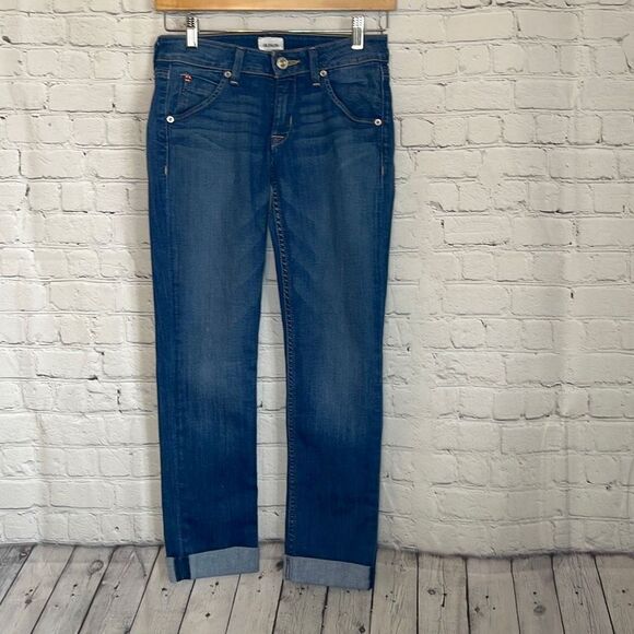 Hudson Bacara Crop Straight Cuffed Size 25 Color Dean - Picture 2 of 7